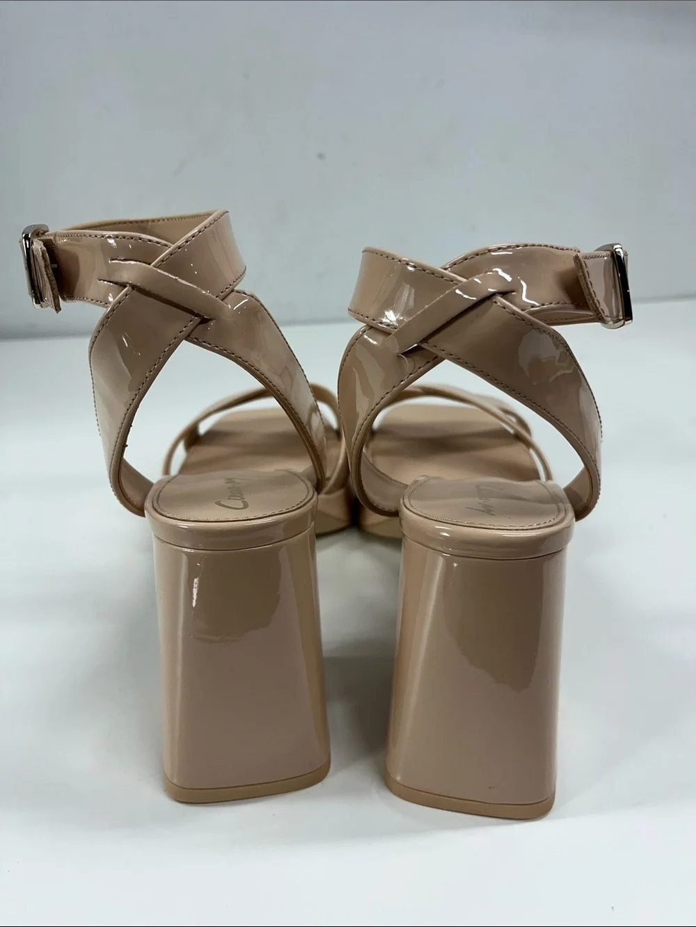 New Circus NY by Sam Edelman Kaitlyn Strappy Platform Sandals in Nude Size 9.5